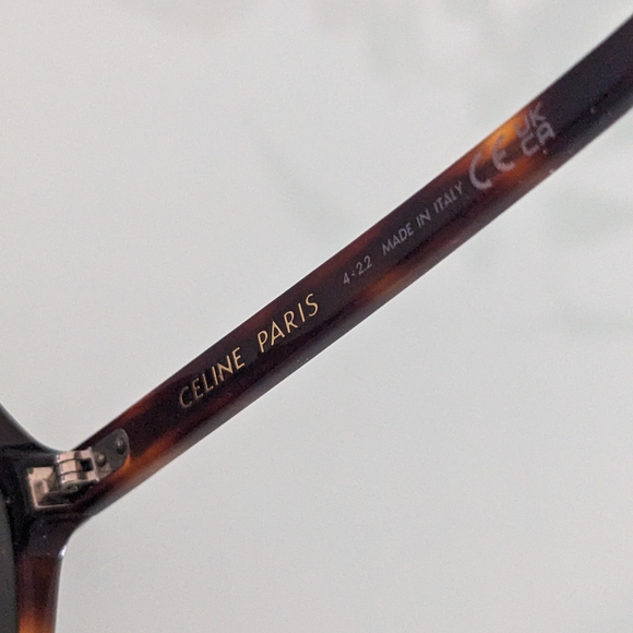 Celine Tortoise Shell Sunglasses - Picture 4 of 9
